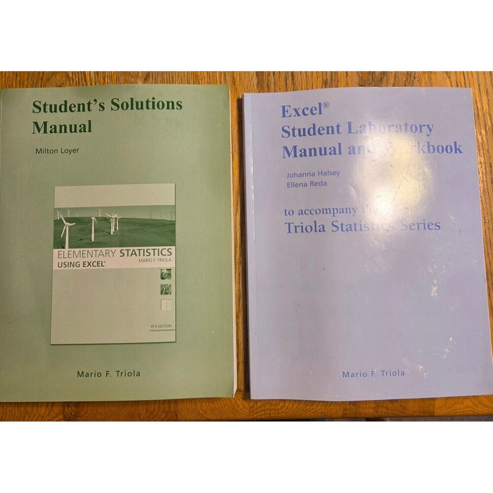 Elementary Statistics using excel 4th edition & Excel student Lab manual 2010